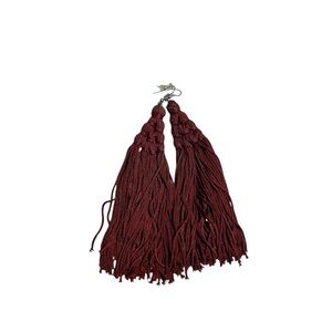 Burnt Orange Tassel Earrings